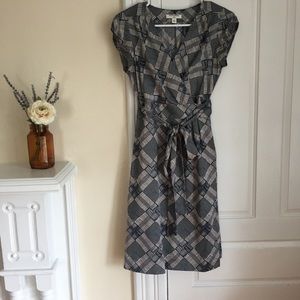 Banana Republic Outlet Wrap Dress with Slip Sz 6P